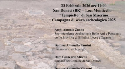“Tempietto” di San Miserino – Campagna di scavo archeologico 2025 – Conferenza stampa